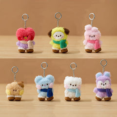 BANGTAN Mini Scarf Doll Keychain Pendant