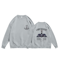 Trendy Album CHECKMATE Crew Neck Sweatshirt
