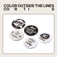 CORTIS LOGO Badge Mirror Keychain