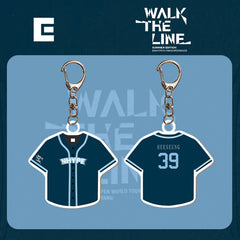 EN "WAIL THE LINE" Double-sided Keychain Pendant