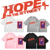 Retro J-hope Graphic Print T-shirt