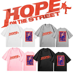 Retro J-hope Graphic Print T-shirt