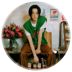 KPOP Photo Badge Mirror Keychain Pendant