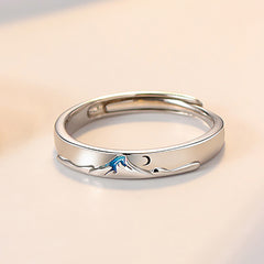 Sun and Moon Couple Ring