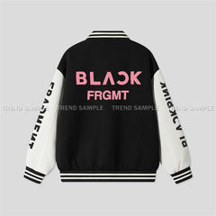 Trendy BP Logo Baseball Jacket Top