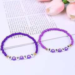 GUTS SOUR Letter Friendship Bracelet