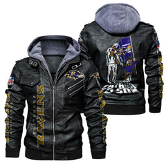 Chic Punisher Thickened PU Leather Jacket