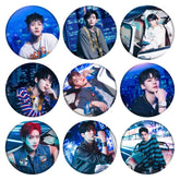 KPOP You Had Me At HELLO Badge Mirror Keychain