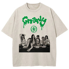 Vintage KPOP Gnarly Cotton Washed Tee