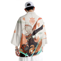 Unisex Game 3d Print Cosplay Kimono Cloak