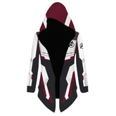 Unisex Casual Comic 3d Print Mid Length Trench Coat