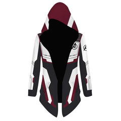 Unisex Casual Comic 3d Print Mid Length Trench Coat