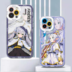 Anime Print Transparent Phone Case