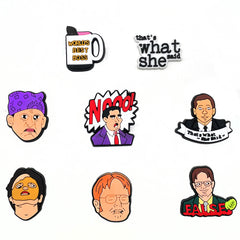 The Office Croc Charms