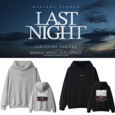 KPOP Album LAST NIGHT Print Loose Hoodie