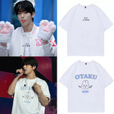 Soobin Same OTAKU Printed Cotton T-shirt