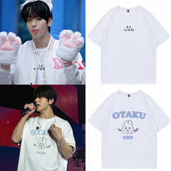Soobin Same OTAKU Printed Cotton T-shirt