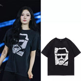 NingNing Same Heisenberg Printed Short-sleeved T-shirt