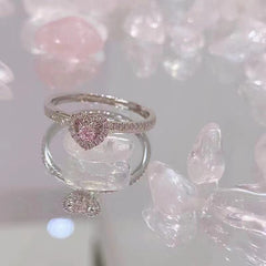 Pink Heart Ring