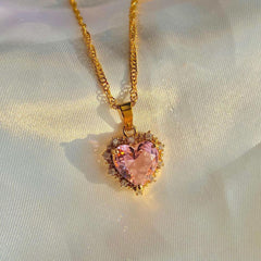Crystal Heart Necklace