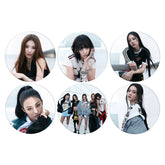 KPOP "MY EYES OPEN VVIDE" Badge Keychain Pendant