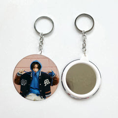 BND Concept Photo Badge Mirror Keyring