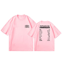 Unisex KPOP Print Short-sleeved Top