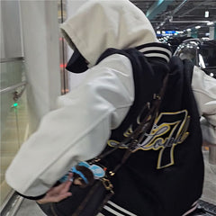 LISA LLOUD Printed Baseball Jacket