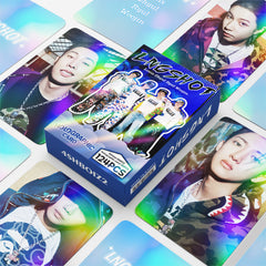 124PCS LNGSHOT Holographic Photocard Sticker