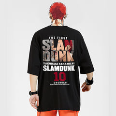 Casual Anime Basketball Loose T-shirt
