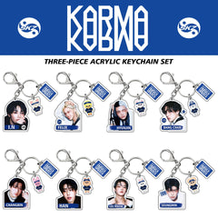 SKZ Album KARMA Acrylic Pendant Keychain