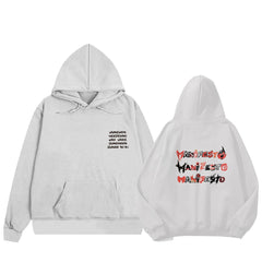 KPOP Letter Printed Pullover Hoodie