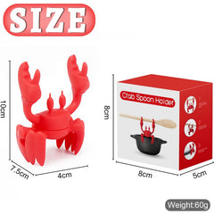 Red Crab Spoon Holder and Steam Releaser
