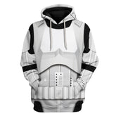 Unisex Storm Trooper Digital Print Cosplay Hoodie