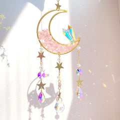 Moon Crystal Sun Catcher / Wind Chimes