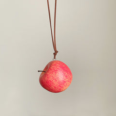Unique Apple Pendant Necklace