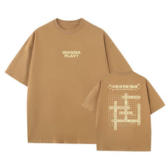 HOPE ON THE STAGE Round Neck Short-sleeved T-shirt