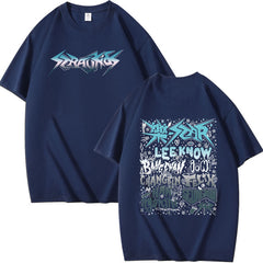 KPOP Dominate Pattern Print Short Sleeve T-shirt