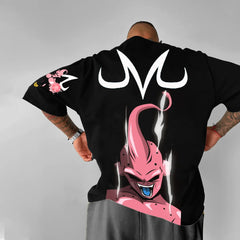 Men's Anime Print Cotton Loose T-Shirt