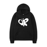 Unisex OR Logo Print Casual Loose Hoodie