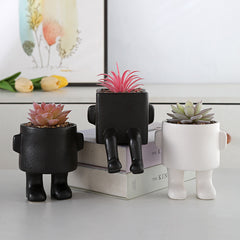 Funny Human Shaped Ceramic Pots