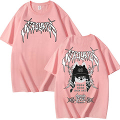 Wolf Chan Print Summer Short Sleeve T-Shirt