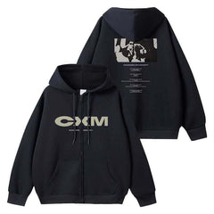 CxM DoubleUp Logo Print Hoodie Jacket