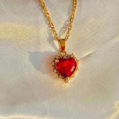 Crystal Heart Necklace