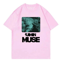 Unisex Kpop Jimin Muse Cotton T-shirt