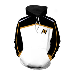 Unisex Anime 3D Print Cosplay Zipper Hoodie