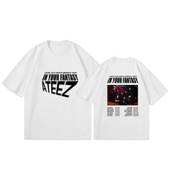 Unisex Kpop Album Double-Sided Print T-Shirt