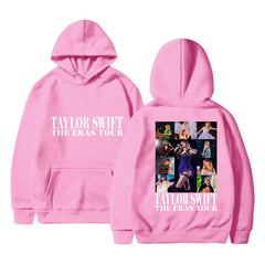 Unisex Taylor Letter Print Loose Hoodie