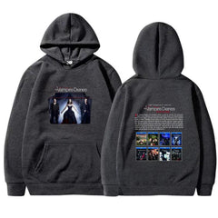 Unisex Tvd Pattern Pullover Hoodie