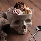 Porcelain Gothic Dining Skull Bowl